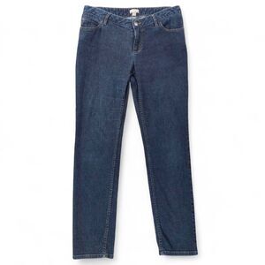 J. Jill Jeans Womens 6 Blue Straight Leg Stretch Denim 5 Pocket Medium Wash